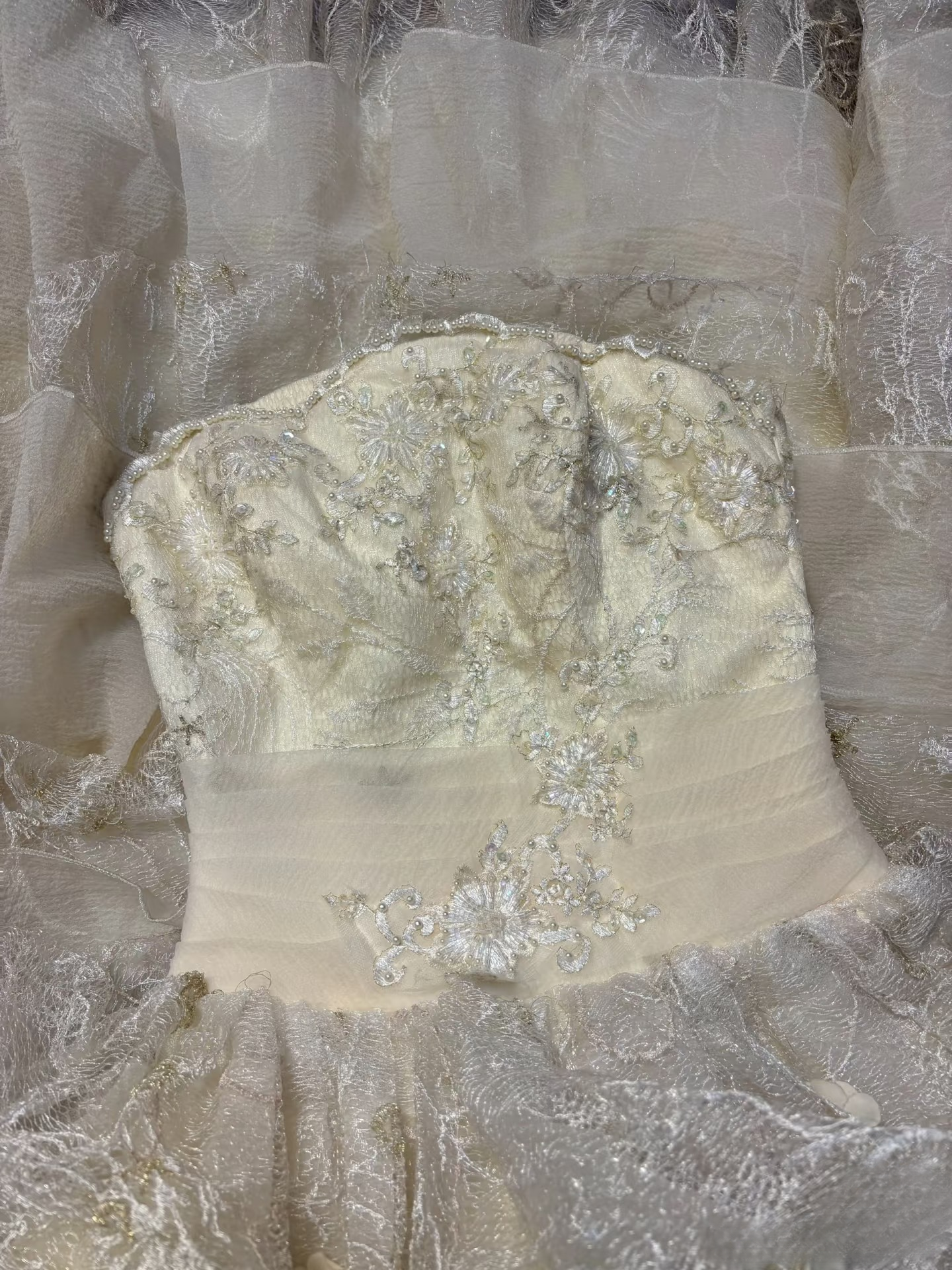 Retro Style Wedding Dresses Ball Gown Strapless Plus Size 1980s Vintage Long Wedding Dress Bride Gown AU172