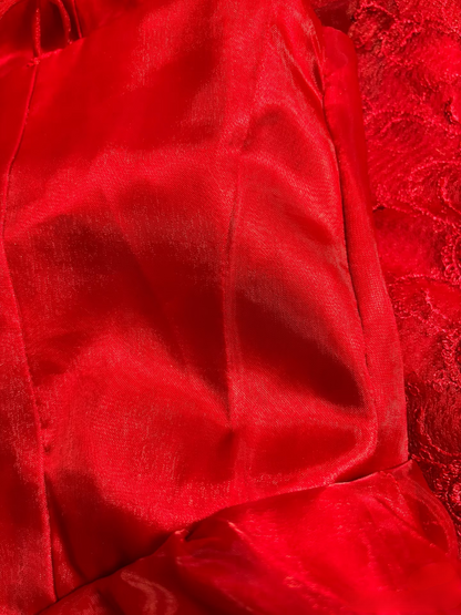Retro Prom Dresses Ball Gown Spaghetti Strap Burgundy Vintage Long Prom Dresses Party Gowns AU238