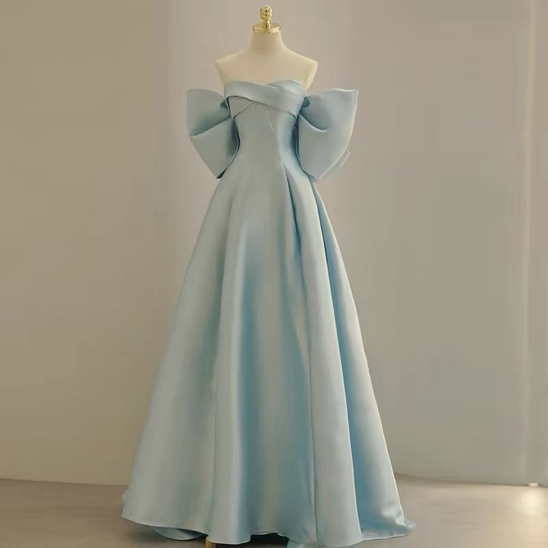 Robe de bal simple en satin rouge, décolleté en cœur, longue, tenue de soirée, tenue d'anniversaire, robe de remise de diplôme, AU263