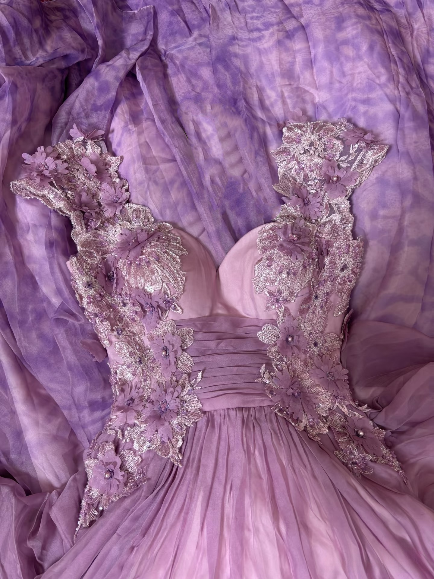 Modest A line Strap Lilac Sleeveless Chiffon Long Prom Dresses Formal Evening Gowns AU285