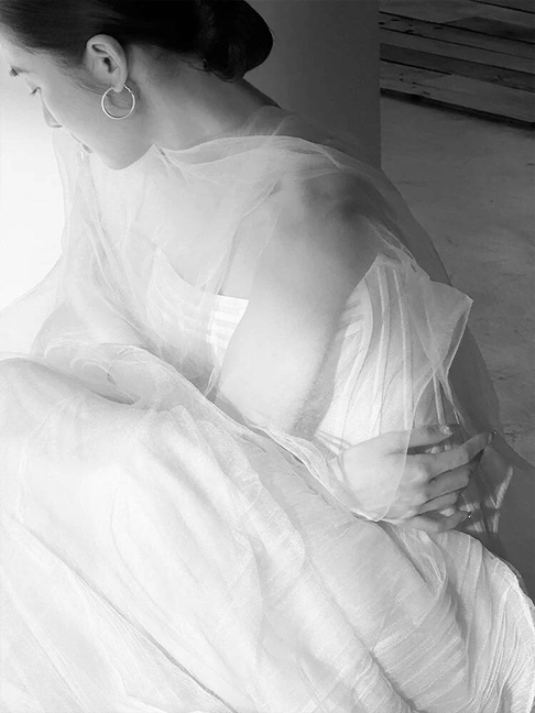 Robe de mariée modeste en tulle blanc, sans bretelles, robe de bal, robe de mariée de conte de fées, AU348