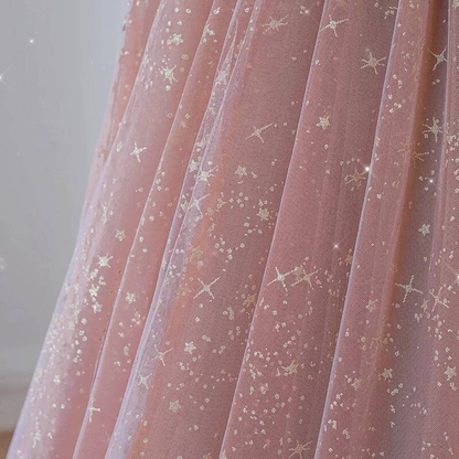 Robe de bal élégante en tulle rose blush, décolleté en cœur, tenue de soirée pour 21e anniversaire, robe de remise de diplôme, AU433
