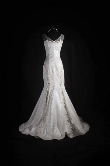 Robe de bal longue style sirène vintage, style bateau, gris argenté, robe de soirée princesse, robe de remise de diplôme, AU531