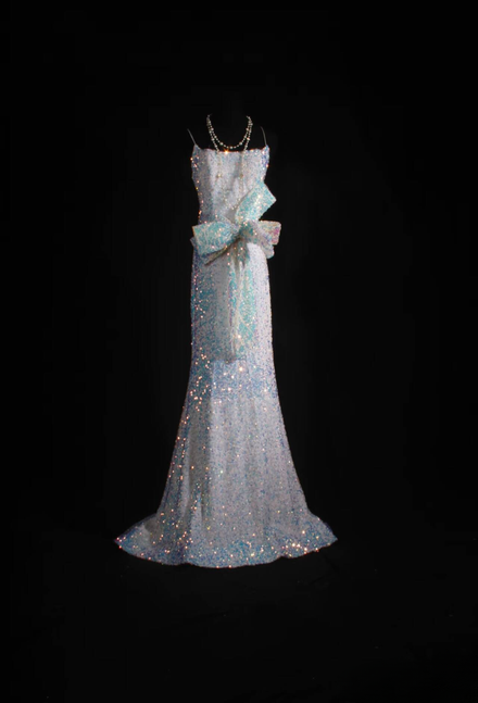 Robe de bal sirène rétro à bretelles spaghetti et paillettes blanches, dos nu, robe de bal 2026, robe de princesse, robe de remise de diplôme, AU540