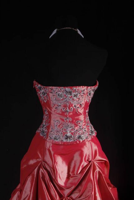 Pink Quinceanera Dresses Ball Gown Sweetheart Satin Pink Birthday Prom Gowns Vestidos De 15 Anos Formal Party Long Sweet 16 Dress AU559