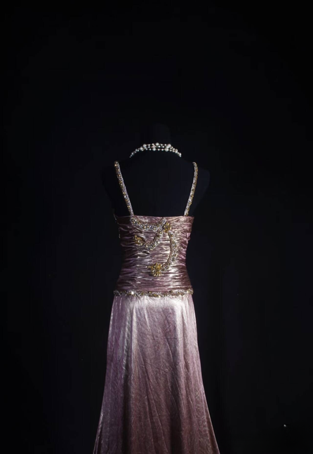 Robe de bal longue en satin style princesse rétro, bretelles trapèze, perles, tenue de soirée, de remise de diplôme, pour femmes, AU578