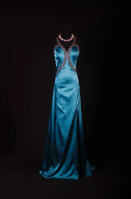 Vintage Prom Dresses 1950s Retro Classy A Line Party Dress Satin Backless Princess Graduation Outfit For Women AU580