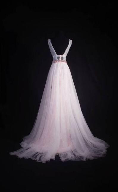 Vintage Prom Dresses 90s A Line Scoop White Chiffon Lace Long Party Dress Inspiration Senior Dance Graduation Dresses AU591