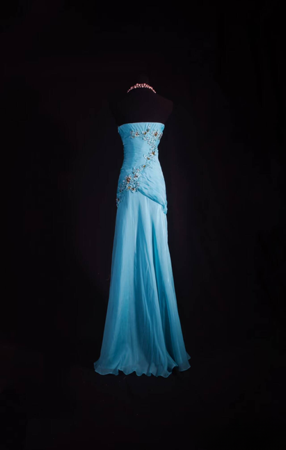 Robe de bal longue style sirène rétro sans manches en dentelle et perles dorées, décolleté en cœur, tenue de soirée et de remise de diplôme pour femmes, AU598