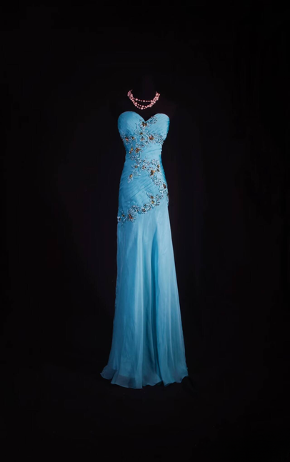 Robe de bal longue style sirène rétro sans manches en dentelle et perles dorées, décolleté en cœur, tenue de soirée et de remise de diplôme pour femmes, AU598