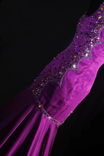 Robe de bal longue style sirène rétro asymétrique en mousseline de soie, perles argentées, raisin, tenue de soirée, de remise de diplôme, pour femmes, AU599