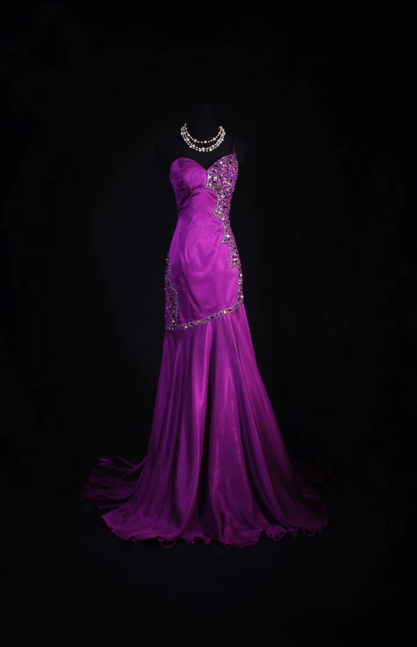 Robe de bal longue style sirène rétro asymétrique en mousseline de soie, perles argentées, raisin, tenue de soirée, de remise de diplôme, pour femmes, AU599