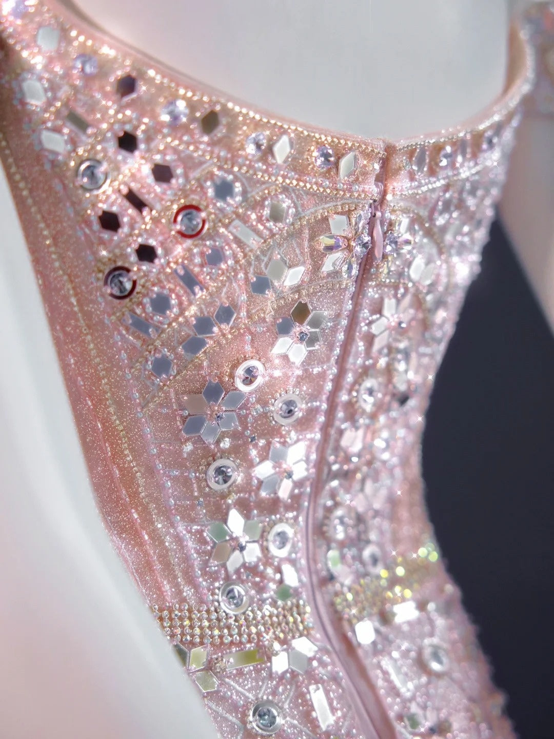 Robe de bal élégante à épaules dénudées, robe de bal rose longue, tenue de fête pour 18e anniversaire, robe de remise de diplôme, AU734