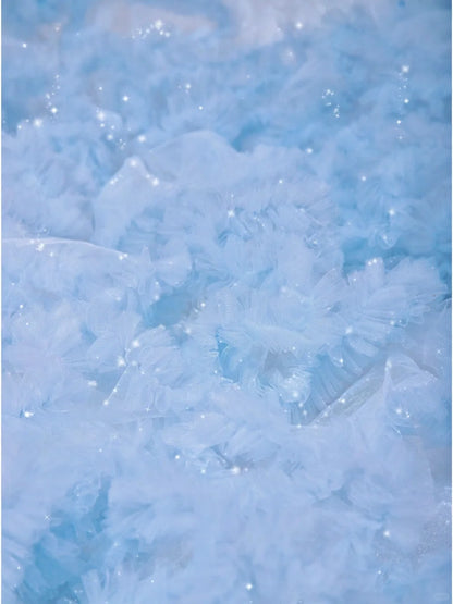 Luxury Quinceanera Dresses Ball Gown Strapless Blue Birthday Gowns Vestidos De 15 Anos Formal Party Long Sweet 16 Dress AU818