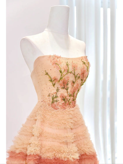 Robe de Quinceanera de luxe, robe de bal, bustier, en tulle, robe d'anniversaire, robe de soirée formelle, longue, pour 16 ans, AU846