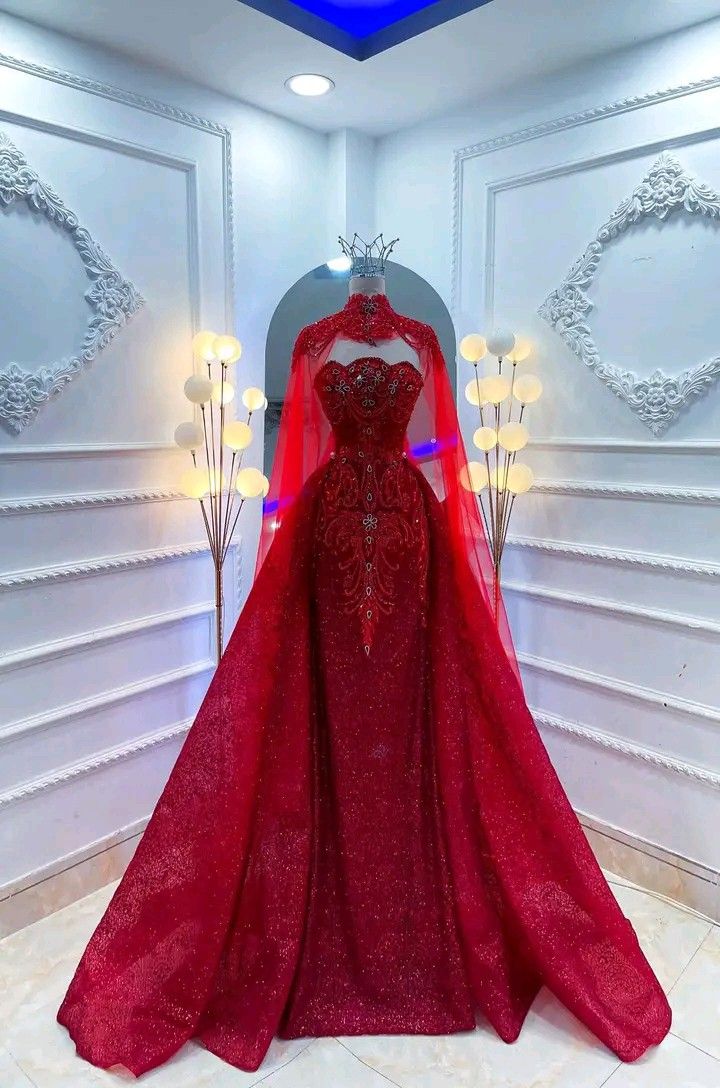 Robe de bal sirène bustier rouge vin, style princesse, tendance, B242