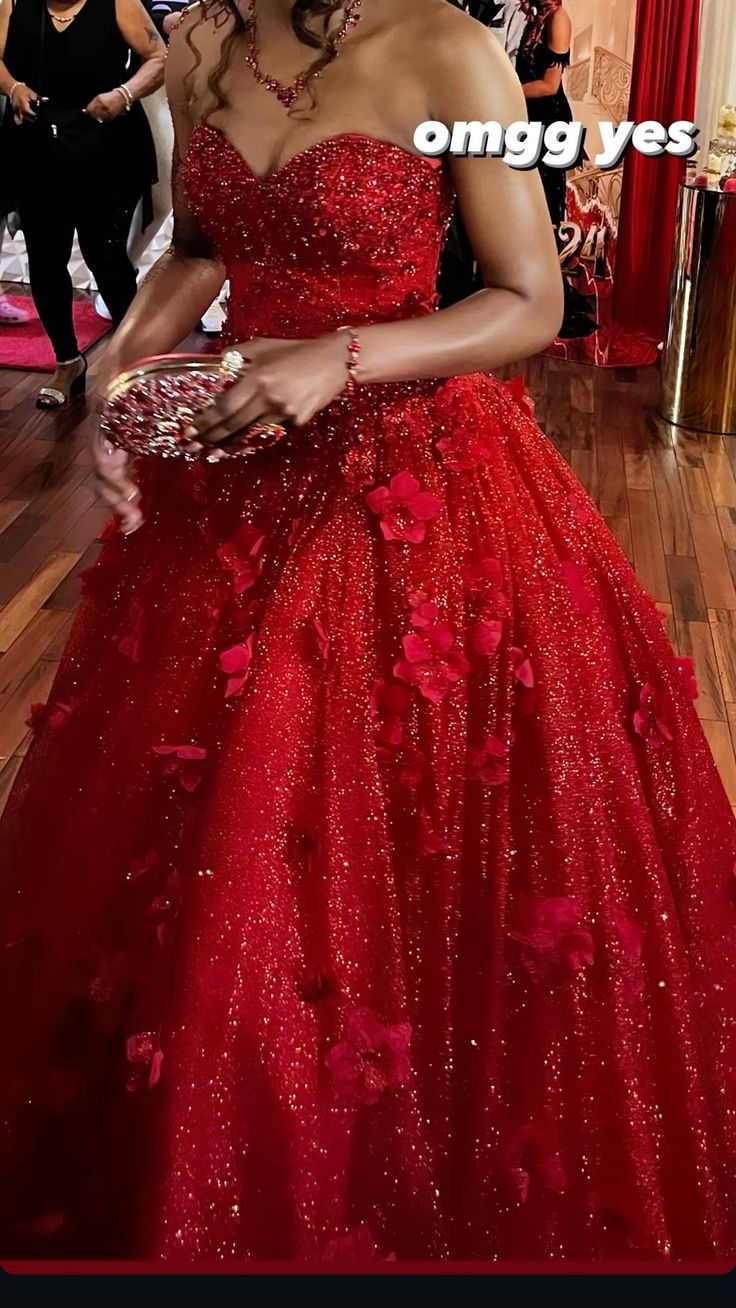 Rot Quinceanera Kleider Ballkleid Schatz Sparkly Geburtstag Prom Kleider Vestidos De 15 Anos Formale Partei Lange Süße 15 16 Kleid B314