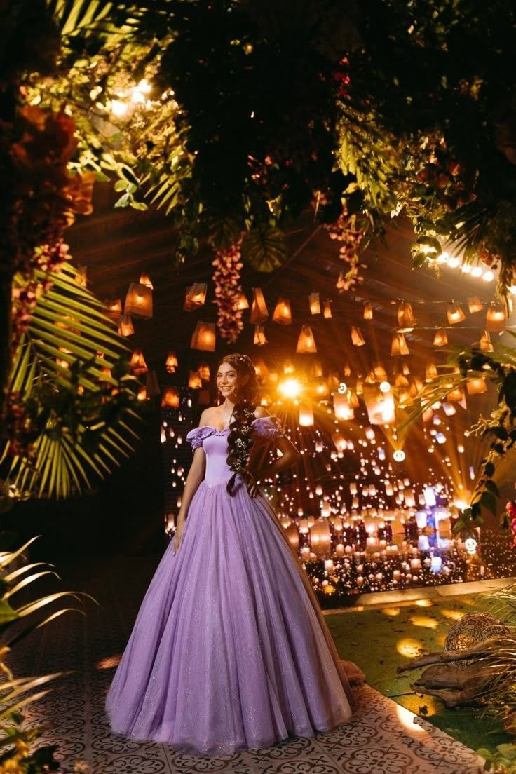 Elegant Ball Gown Off The Shoulder Lilac Tulle Long Prom Dresses Inspiration Trending Evening Gowns Formal Prom Dress B373