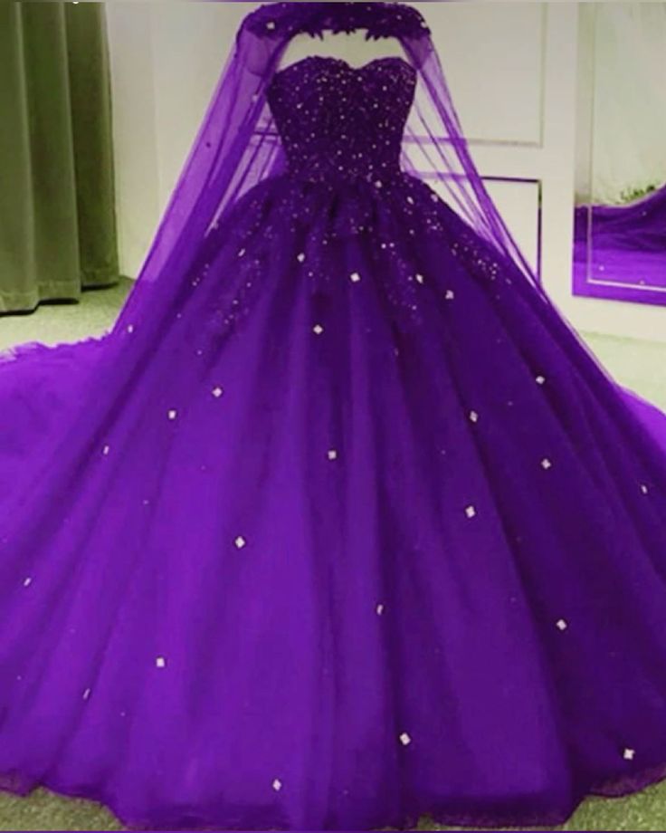 Quinceanera Kleider Ballkleid Schatz Dark Purple Tüll Geburtstagskleider Vestidos De 15 Anos Formale Party Lange Süße 16 Kleid B594