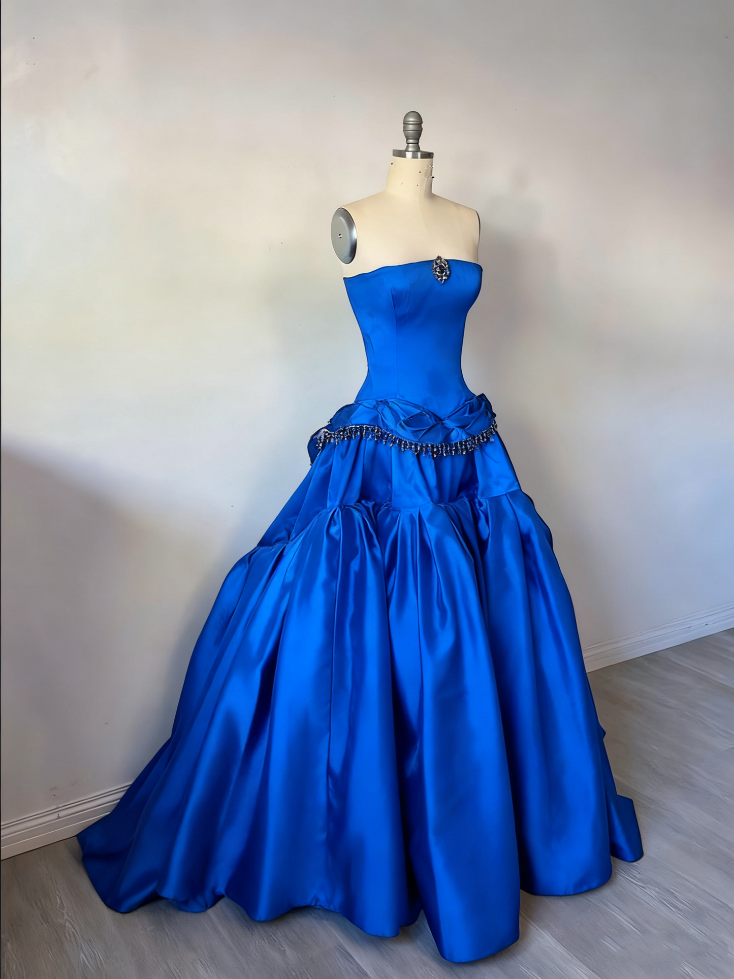 Vintage Ball Gown Strapless Burgundy Sleeveless Satin 90s Classy Prom Dresses Inspiration Party Dress Princess Graduation Dress B642