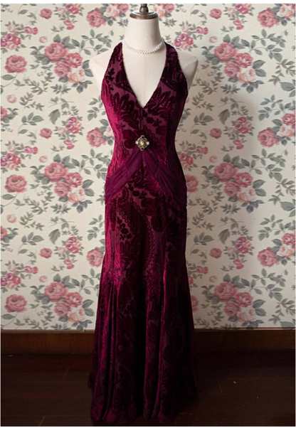 Vintage Meerjungfrauen-Abendkleid aus weißem Samt und Spitze im Stil der 50er Jahre – Inspiration für lange Partys und den 20. Geburtstag (AB2343)