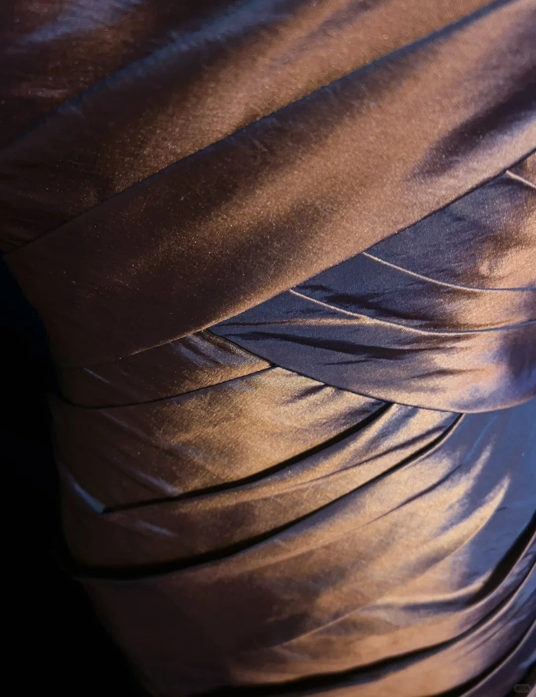 Inspiration Robes de bal vintage Sirène Asymétrique Chocolat Avec Volants Robe de Soirée Longue Années 80 N2831