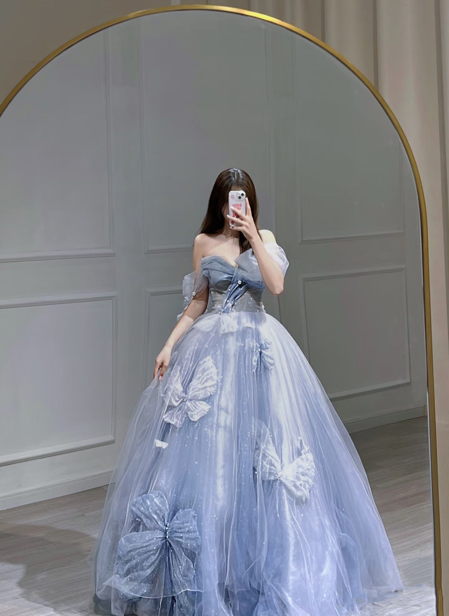 Robe de bal pour femme, bustier cœur, tulle bleu, longue, robe de soirée formelle AB1733