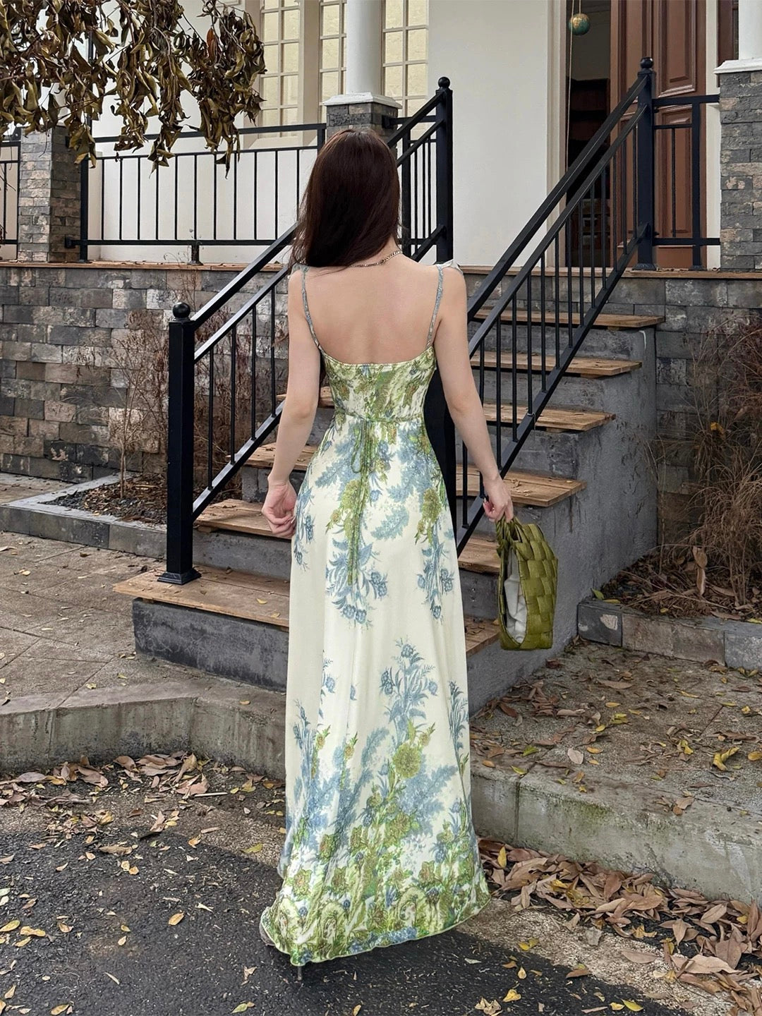 Sexy A line Square Neck Green Cruise Ship Formal Night Evening Dresses 18th Birthday Outfit RB5625