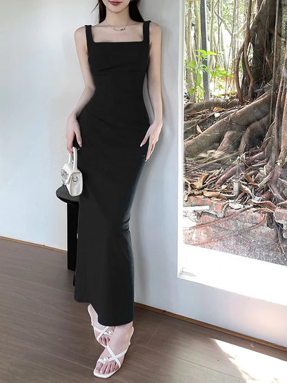 Dreamy Mermaid Square Neck Ankle Length Cruise Ship Formal Night Evening Dresses 18th Birthday Outfits RB5662