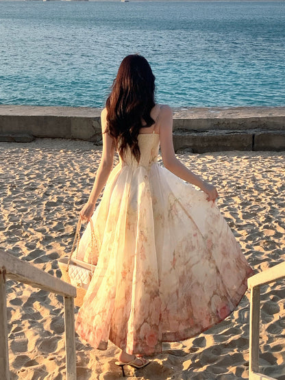Pretty A Line Spaghetti Strap Pink Ankle Length Cruise Ship Night Prom Gown Party Dresses 19th Birthday Outfits RB5773