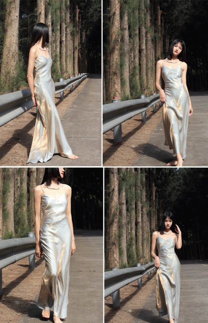 Boho-chic Sheath Spaghetti Straps Semi Formal Summer Garden Beach Spring Event Outfits Wedding Guest Dresses RB4943