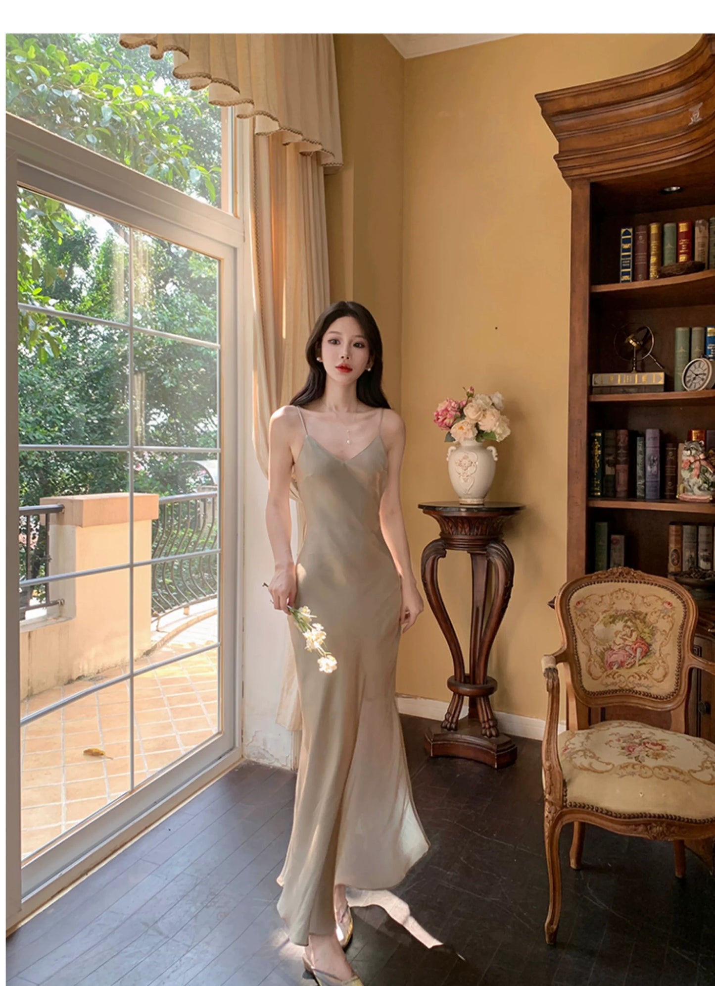 Boho-chic Sheath Spaghetti Straps Semi Formal Summer Garden Beach Spring Event Outfits Wedding Guest Dresses RB4943