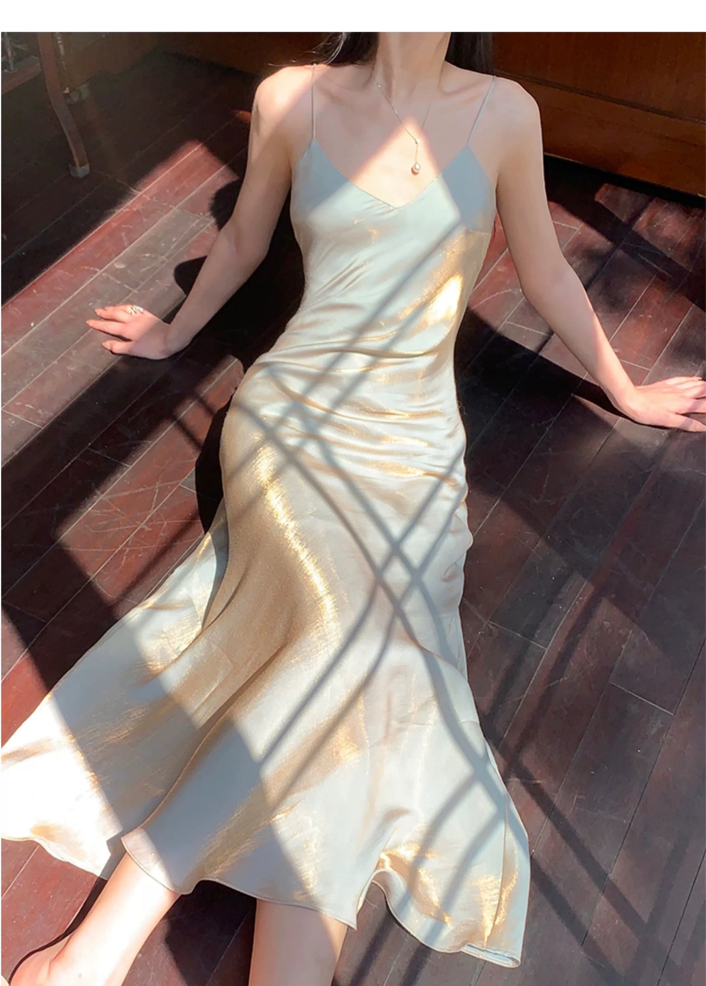 Boho-chic Sheath Spaghetti Straps Semi Formal Summer Garden Beach Spring Event Outfits Wedding Guest Dresses RB4943