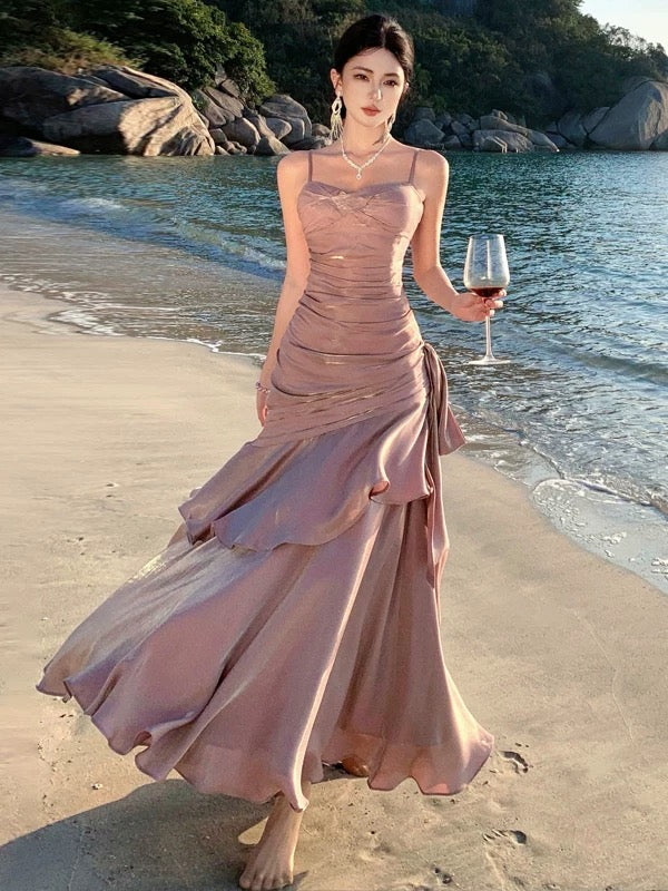 Classy Mermaid Spaghetti Strap Green Prom Dress Inspo For Women Girls Formal Party Gowns Long Formal Dresses RB5111