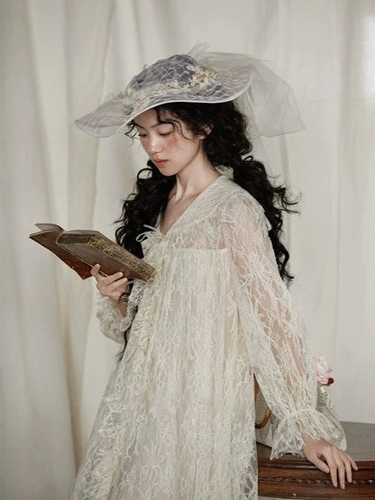 Charming A Line V Neck Lace White With Sleeves Brides Gown Bridal Dress Long Wedding Dresses RB5712