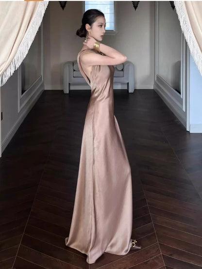 Robes de bal sexy Sirène Asymétrique Épaule Nude Satin Plissé Robe de Soirée Formelle N3980
