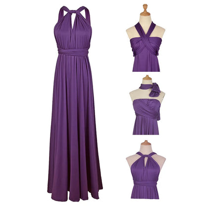 Sexy A-Linien Neckholder-Kleid aus Chiffon in Lila, rückenfrei, elegantes Outfit zum 18. Geburtstag, Sommerkleid für Hochzeitsgäste N4044