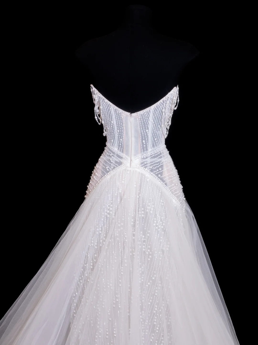 Robe de mariée à paillettes, robe de bal, décolleté en V, sequins et perles blanches, robe de mariée longue et ajustée N155