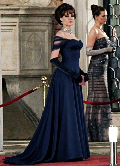 Vintage Ballkleid, schwarz, Geburtstagskleid, schulterfrei, Abiballkleid, Partykleid N1856
