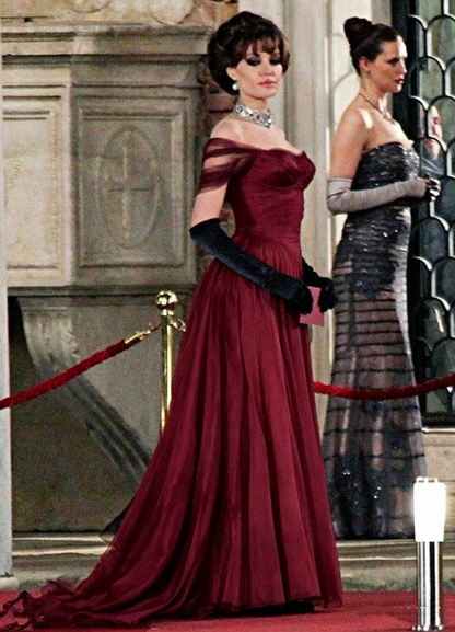Vintage Ballkleid, schwarz, Geburtstagskleid, schulterfrei, Abiballkleid, Partykleid N1856