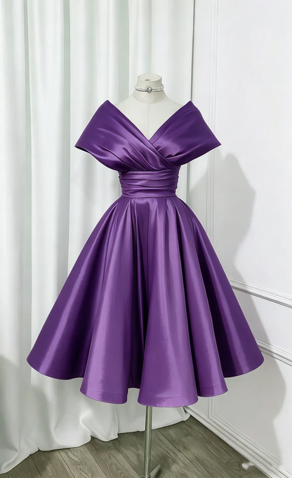 Jolie robe de bal rose courte, mini, épaules dénudées, robes de bal de promo, robe de remise de diplôme N2435