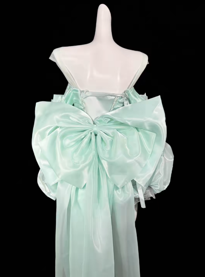 Robe de soirée courte vert menthe asymétrique Sweet Ball Gown, robes de cocktail pour le bal des retrouvailles N4323
