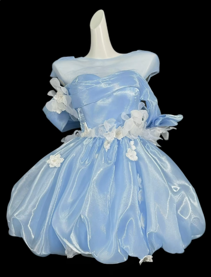 Robe De Bal Magnifique Épaules Dénudées Bordeaux Courte Mini Soirée Anniversaire Cocktail Retour À La Maison Robes N4363