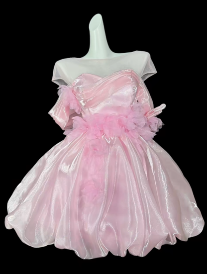 Robe De Bal Magnifique Épaules Dénudées Bordeaux Courte Mini Soirée Anniversaire Cocktail Retour À La Maison Robes N4363