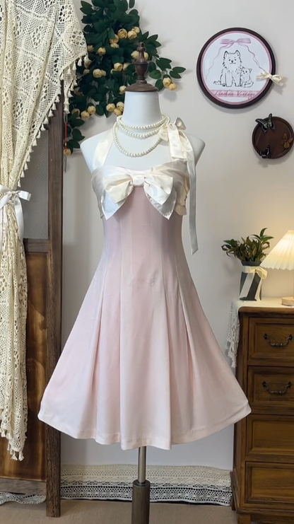 Elegantes A-Linien-Neckholder-Kleid aus rosa Chiffon für Seniorinnen, kurze Abschlussfeier, High School Homecoming Kleider N4562