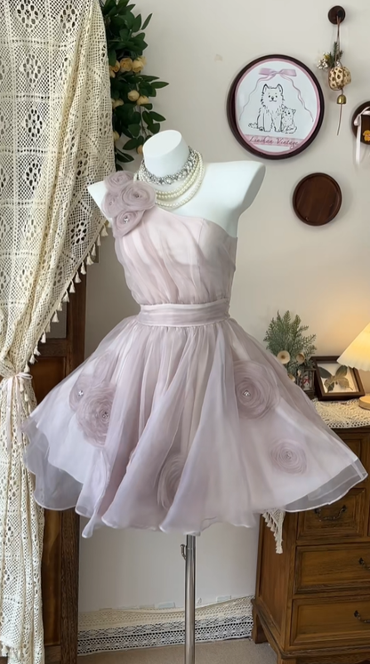 Elegantes Ballkleid, schulterfrei, Chiffon, Tanz, Abiball, kurze Inspo, formell, Abschlussfeier Inspo, Homecoming Kleider N4608