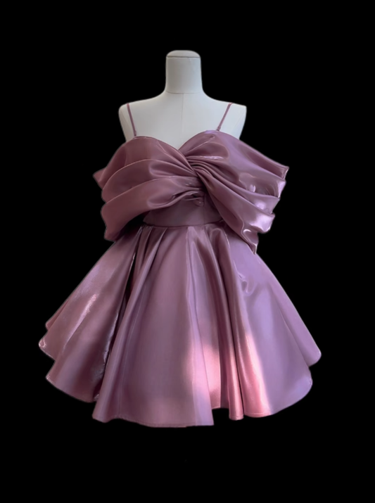 Cute Ball Gowns Off The Shoulder Spaghetti Strap Dance Senior Short Inspo Party Graduation Homecoming Dresses N4654