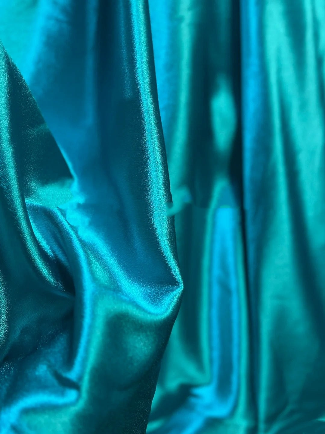 Chic A line Spaghetti Strap Blue Satin Long Party Dresses Prom Dresses Impress Wedding Guest Dress N910