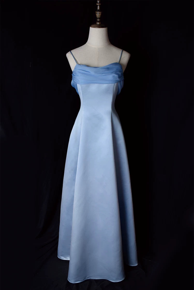 Vintage-Abendkleid im Stil der 1950er Jahre: A-Linie, Spaghettiträger, rosa, Inspiration für lange Partys, Retro-Abendkleider, Outfits zum 20. Geburtstag AB2354