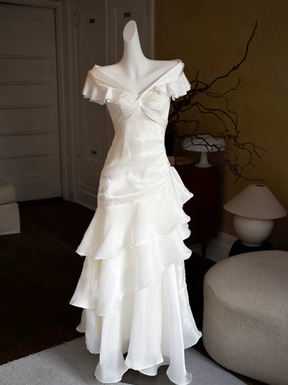 Vintage Meerjungfrauen-Abendkleid aus den 1960er Jahren, schulterfrei, burgunderrot, Inspiration für lange Partys, Retro-Abendkleider, Outfits zum 20. Geburtstag AB2355